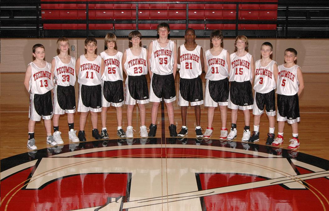 2009-10 Tecumseh 7th Grade Basketball Team