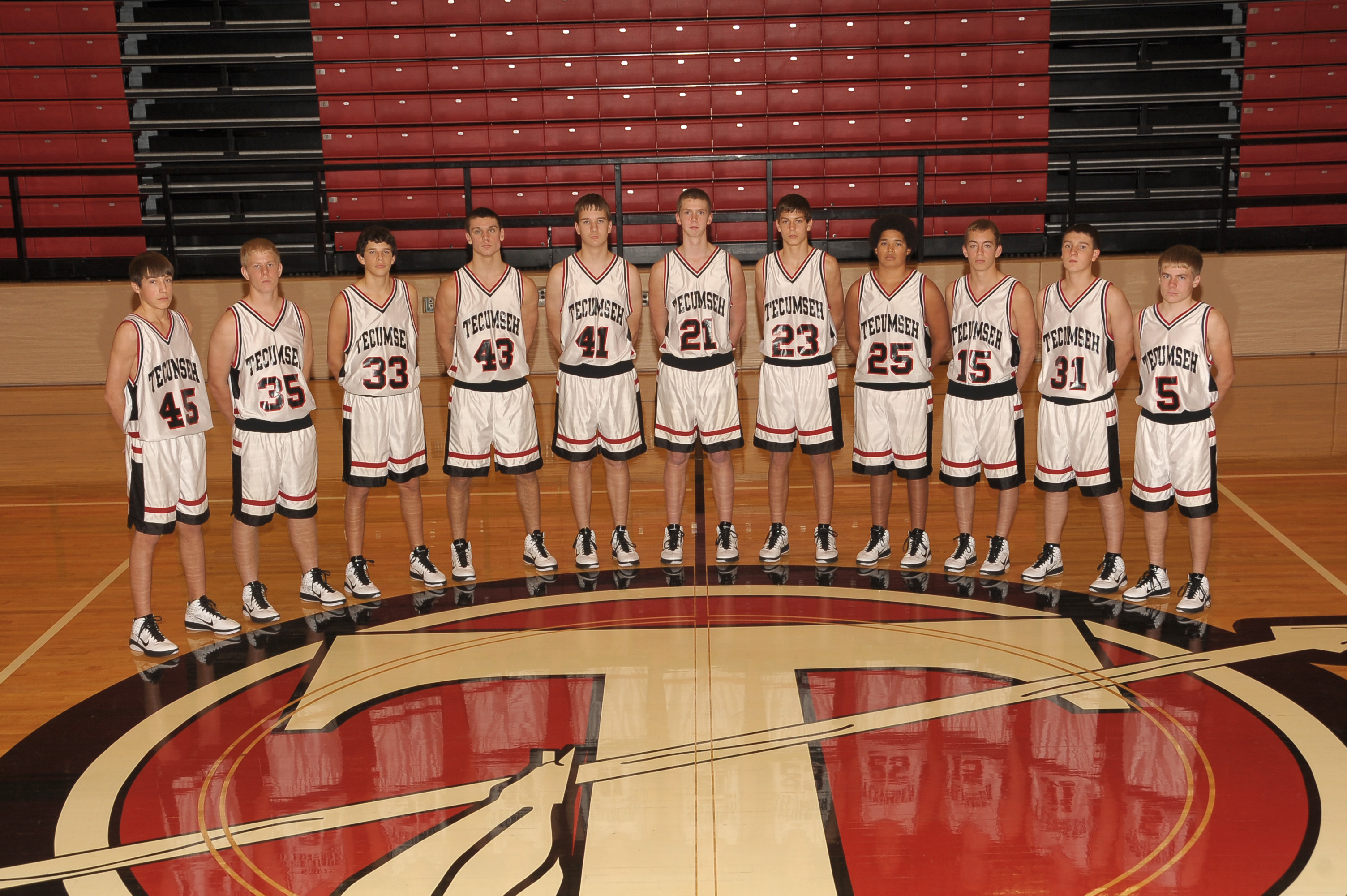 2010-11 Tecumseh Freshman Basketball Team