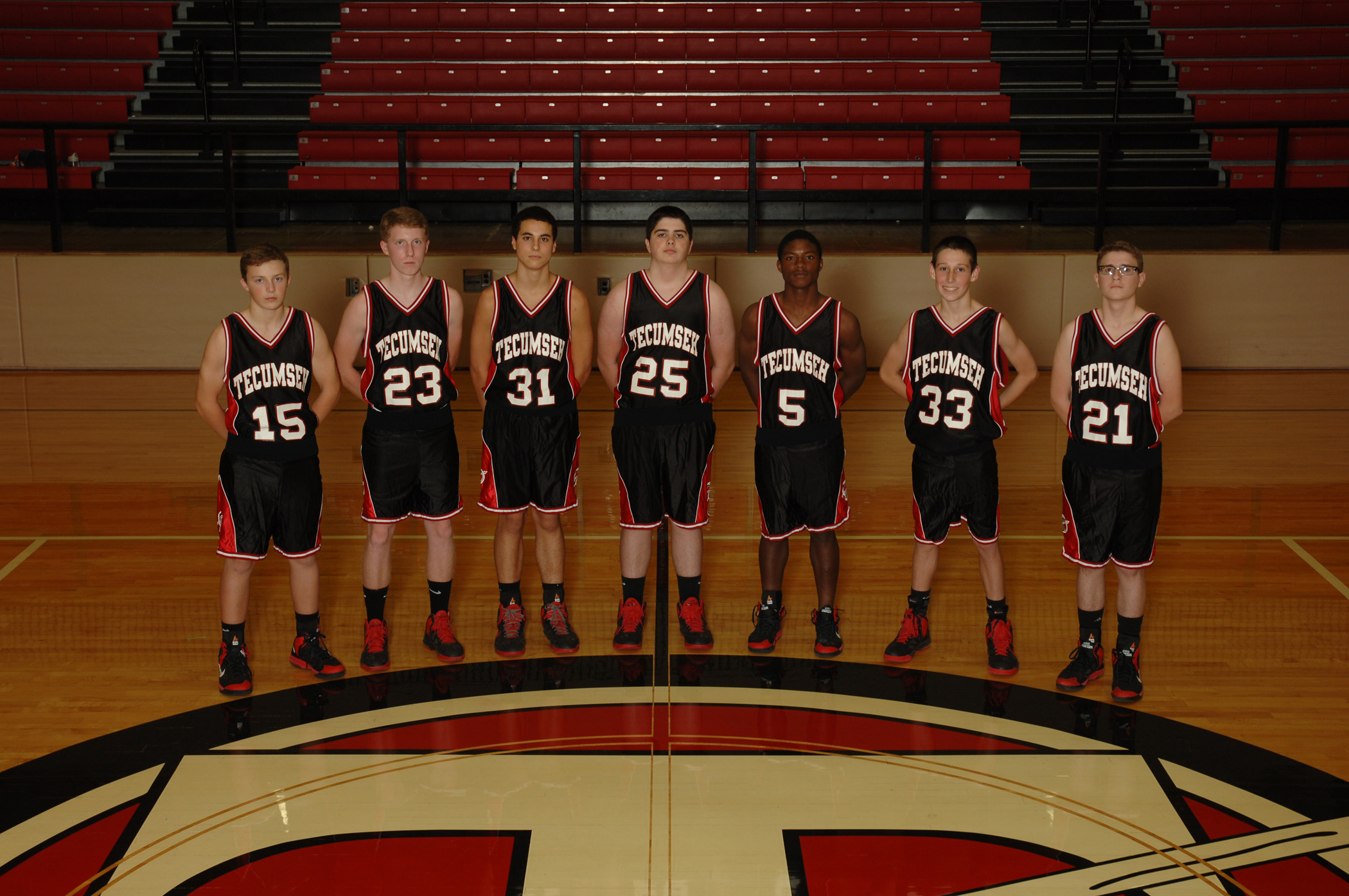 2012-13 Tecumseh Freshman Basketball Team