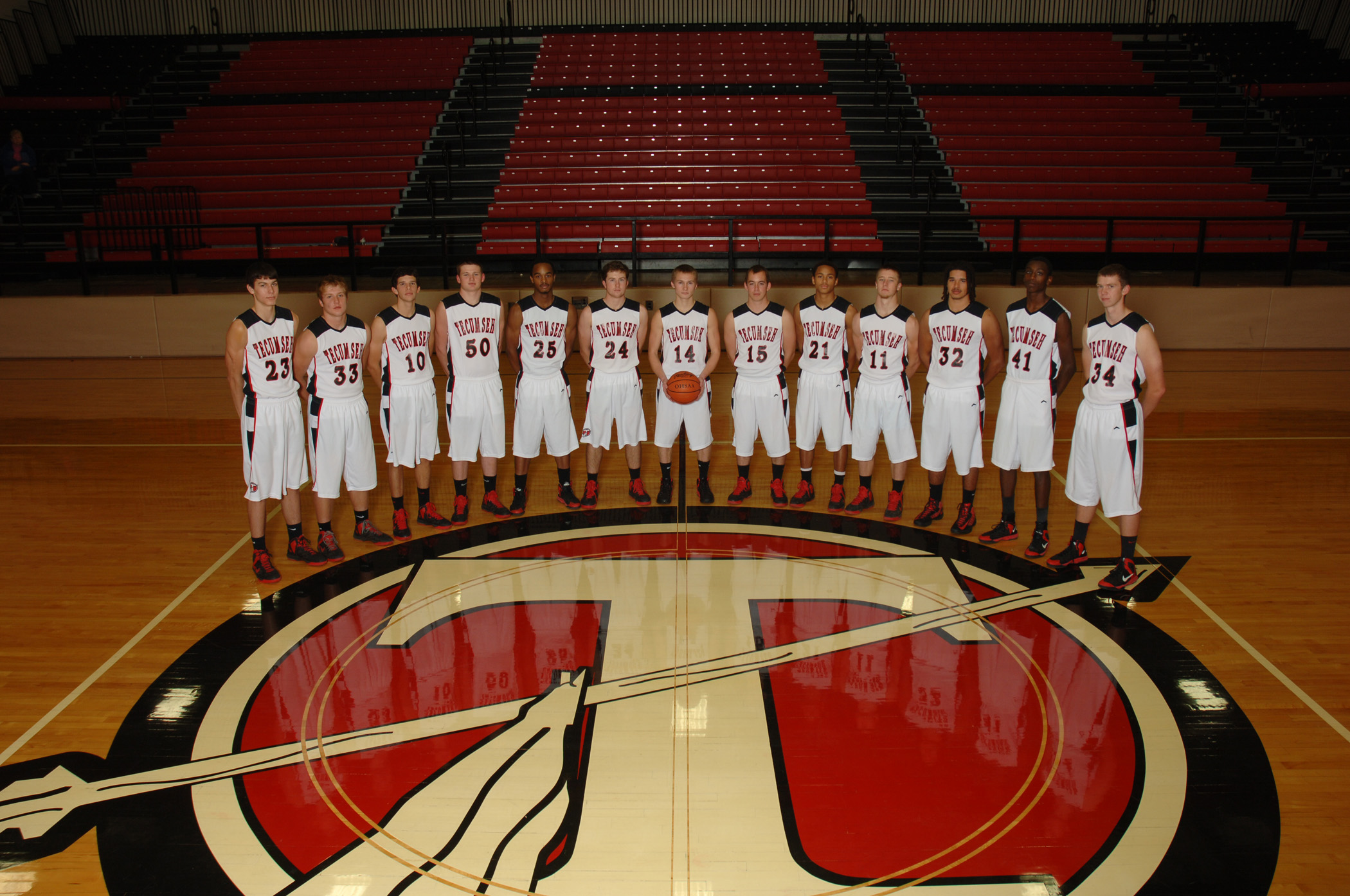 2012-13 Tecumseh Varsity Basketball Team